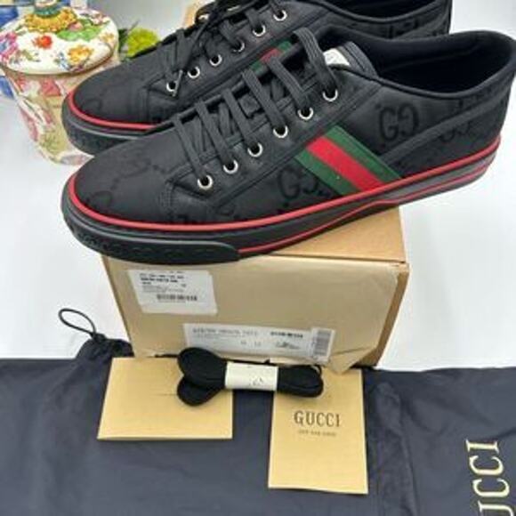 Men's Gucci off the grid sneakers size 12 made in Italy - Picture 9 of 11